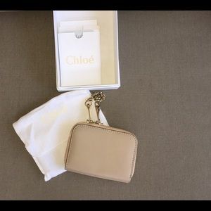 Chloe two tone chain wallet.